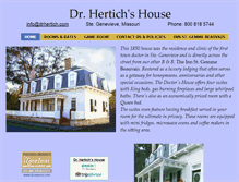 Tablet Screenshot of drhertich.com